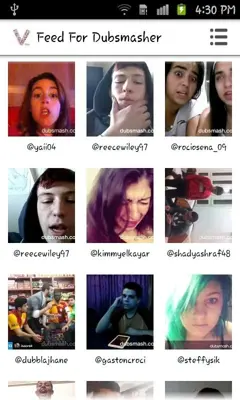 Feeds for Dubsmash FREE Player android App screenshot 2